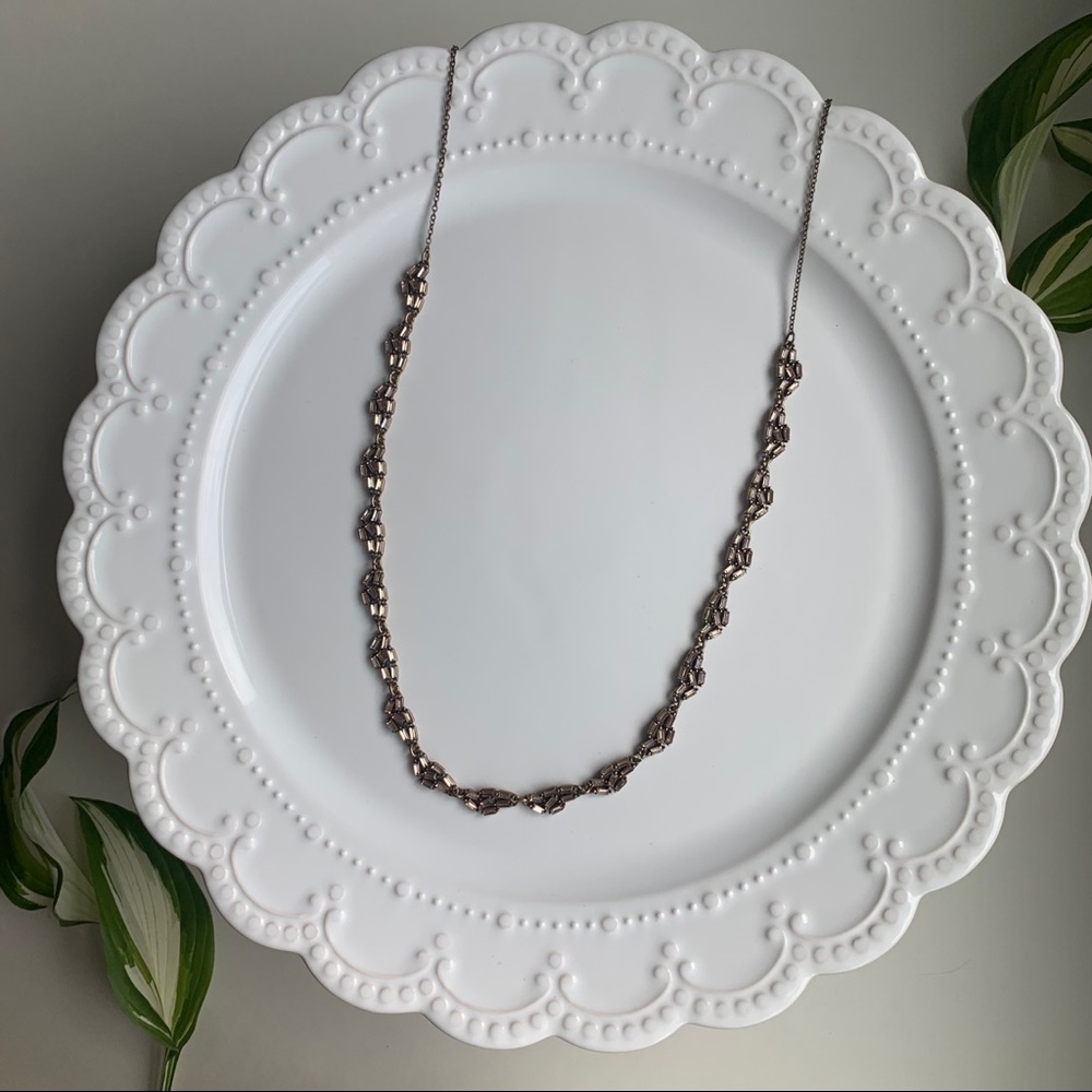 ✨5/$25✨ LOFT • dainty rhinestone long necklace